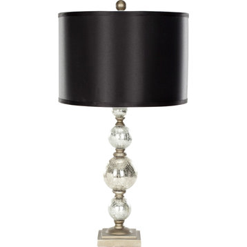 Nettie Mercury Glass Lamp (Set of 2) - Silver