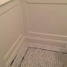 CHAIR rail for POWDER room