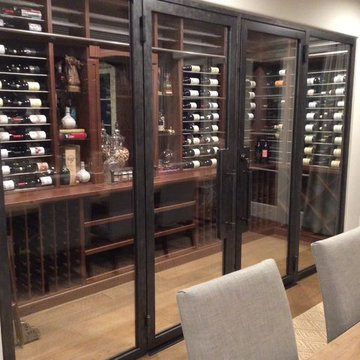All-Glass Custom Wine Cellar Orange County California