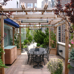 NYC Rooftop Pergola - Pergolas