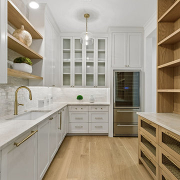Prep Kitchen in The Emerson | Custom Home Interiors Dallas
