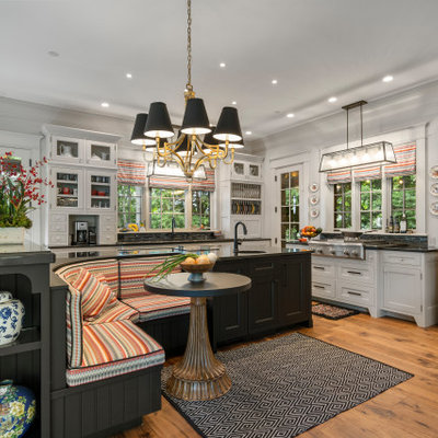 Inspiration for a rustic kitchen remodel in Other