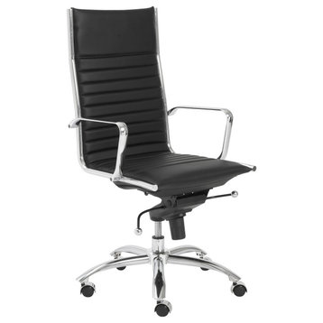 LuvModern Boss Executive Adjustable Swivel Office Chair, Black