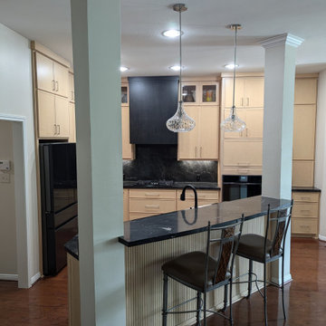 Japandi Maple Negresco kitchen