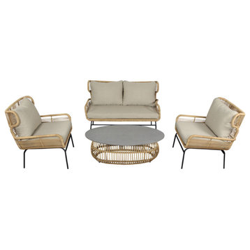 Pine Crest 4 Piece Loveseat Seating Group