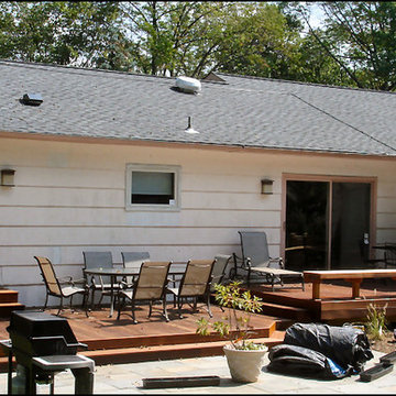 Summit, NJ Ground Level Ipe Deck