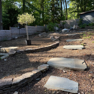 Conservation and rain gardens landscape