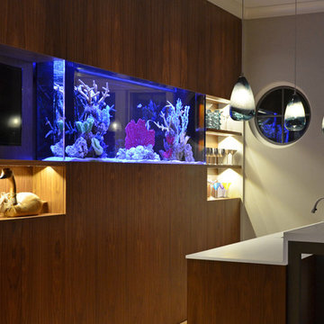 Oceanfront built-in Aquarium