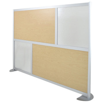 Loftwall Modular Room Divider, Modern Lightweight Frame, 6 53" High, Zebra