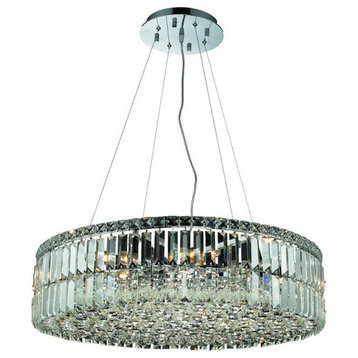 Artistry Lighting, Maxim Round Collection Crystal Chandelier 28x7.5