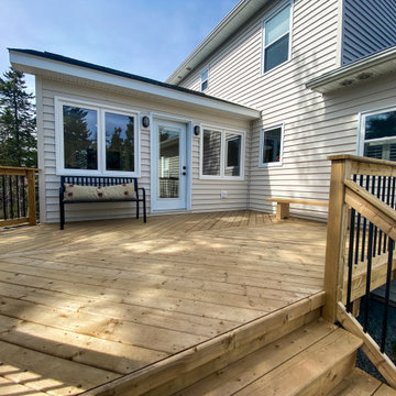 Sunroom Addition + Home Office + Workspace + Deck | Fall River, Nova Scotia