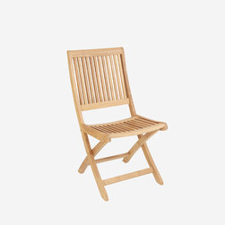 Wintons Teak Rennes Folding Chair - Outdoor Dining Chairs