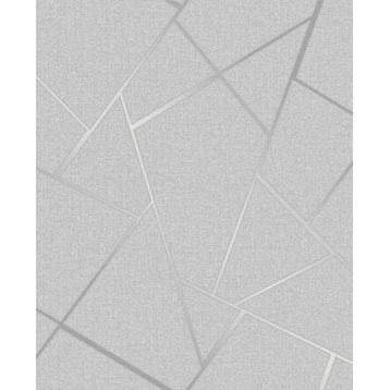 Quartz Silver Fractal Wallpaper Bolt
