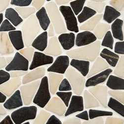 Mixed Flat Pebbles - Tile