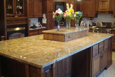 Elegant kitchen photo in Other