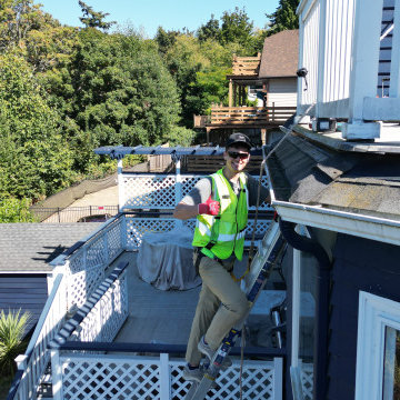 Deck Flashing & Roof Leak Repair — West Seattle