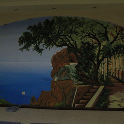 Mural. "Greek paysage" - Products