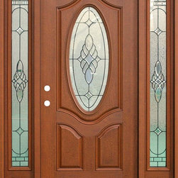 Bridgton Prefinished Mahogany Exterior Door - Front Doors
