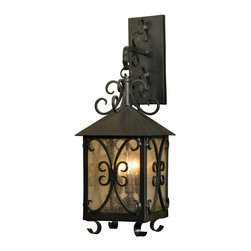 Elk Lighting - Elk Lighting 8151-E Wall Lantern Columbian Espresso - Outdoor Wall Lights And Sconces
