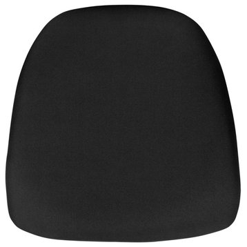 Hard Black Fabric Chiavari Chair Cushion