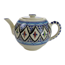 Le Souk Ceramique - Stoneware Teapot Tibarine Design - Teapots