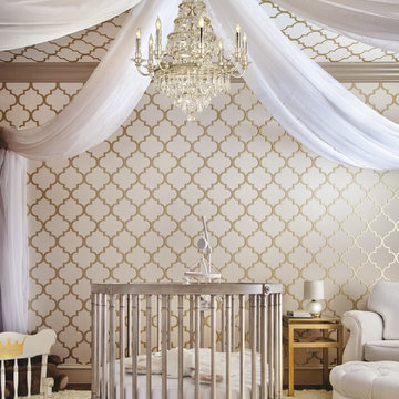 Athena 8-Light Chandelier in Child's Bedroom