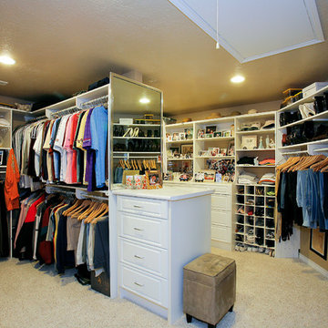 Master bathroom , closet and exercise room