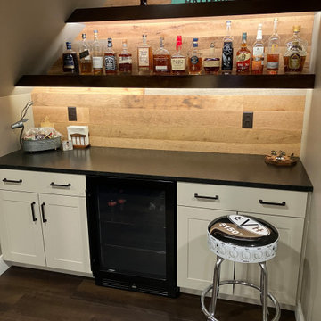 Cozy Modern Rustic Basement