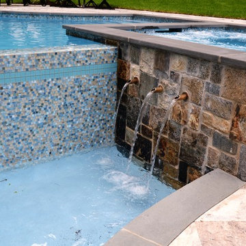 Glass Tile Swimming Pool Design