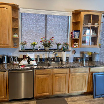 Kitchen Paint with Dry Bar Build