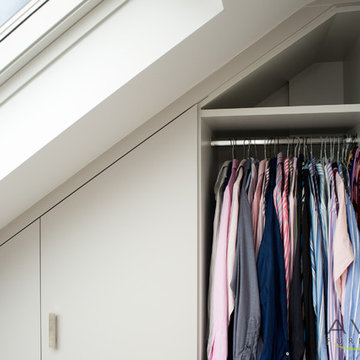 Angled Loft wardrobe