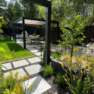 Contemporary Eichler Backyard Remodel