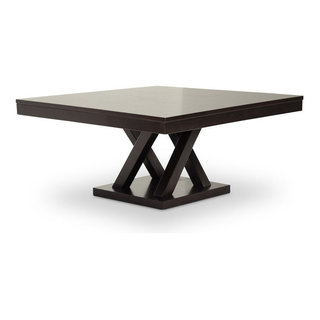 Baxton Studio Everdon Dark Brown Modern Coffee Table