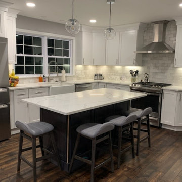 Havertown PA Fabuwood Frost and Cobblestone Kitchen