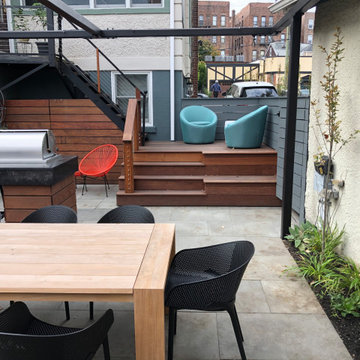 Multi-functional family backyard