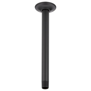 Delta U4999 10" Ceiling Mounted Shower Arm and Shower Arm Flange - Matte Black