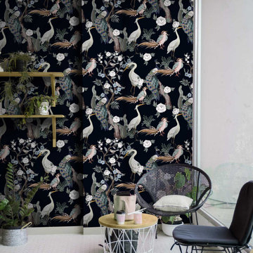 Elegant Birds Bedroom interior