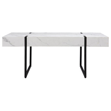 Bianca Modern Faux Marble Cocktail Table
