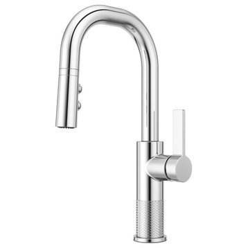 Pfister GT572-MT Montay 1.8 GPM 1 Hole Pull Down Bar Faucet - Polished Chrome
