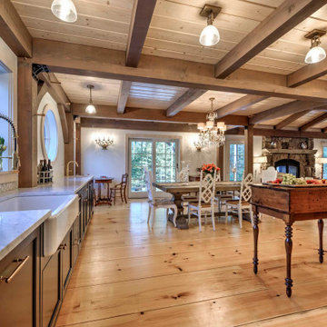 Rustic Ski Chalet Kitchen - West Dover, VT