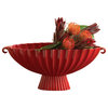 Global Views Fluted Oval Compote