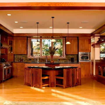 Frank Lloyd Wright prairie style home