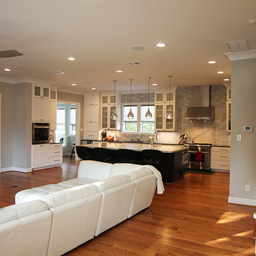 Wellborn-Premier: Milan White Paint and Espresso Maple