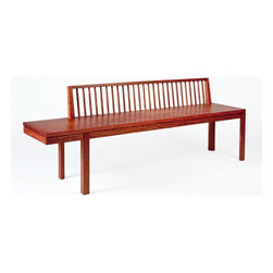 Bubinga Bench - Indoor Benches