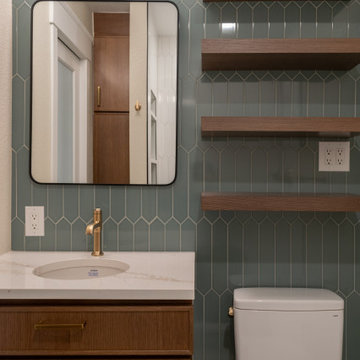 Modern Warm Bathroom Remodel | Boulder, Colorado