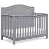 Aspen 4-in-1 Convertible Crib, Gray