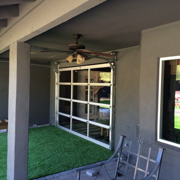 Garage Door For A Back Door