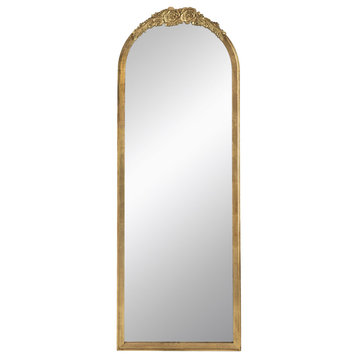 Eitenne Floor Mirror, Gold