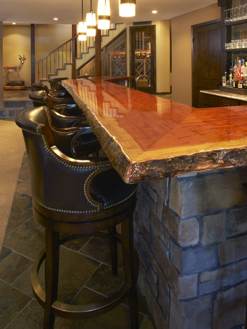 Natural Wood Bar Top Houzz