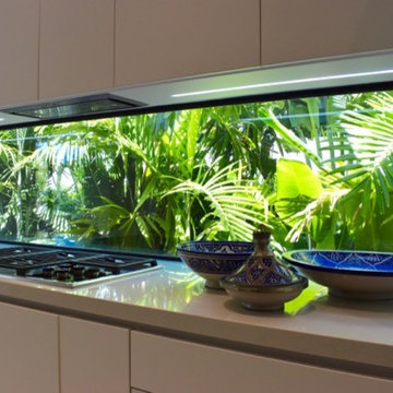 kitchen with a view